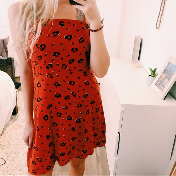 Cotton On Dresses & Skirts - Cotton On Leopard Print Mini Dress Size Small